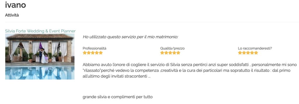 Recensione Silvia Forte Ivano