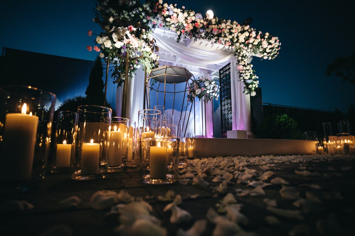 Allestimento Matrimonio Serale